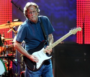 Clapton with Strat