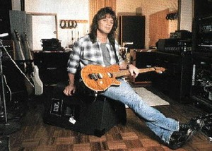 EVH in Studio with Music Man